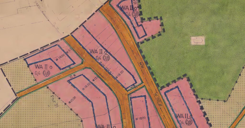 5 Bebaungsplan Baufenster