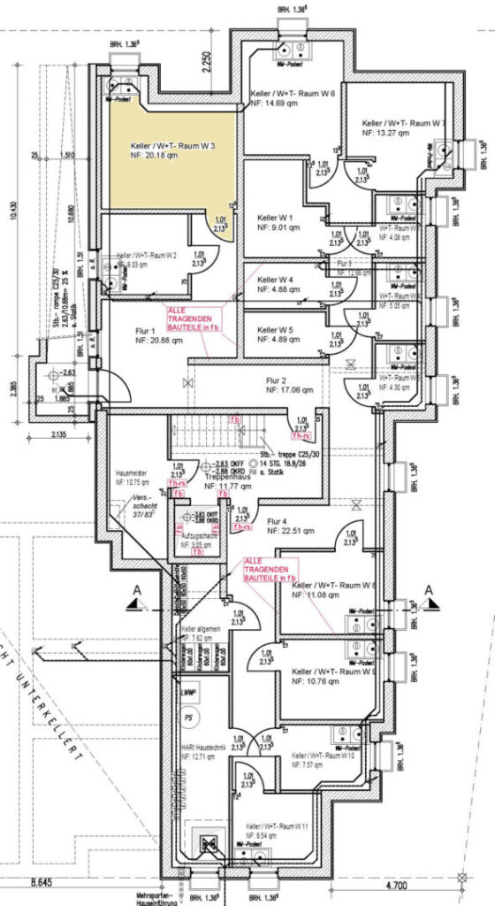Wohnung 3 Keller