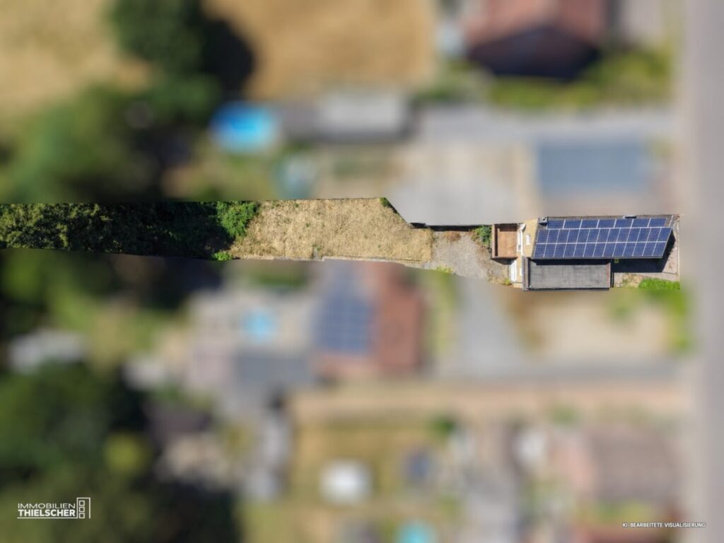 40 Drohnenansicht Haus und Garten