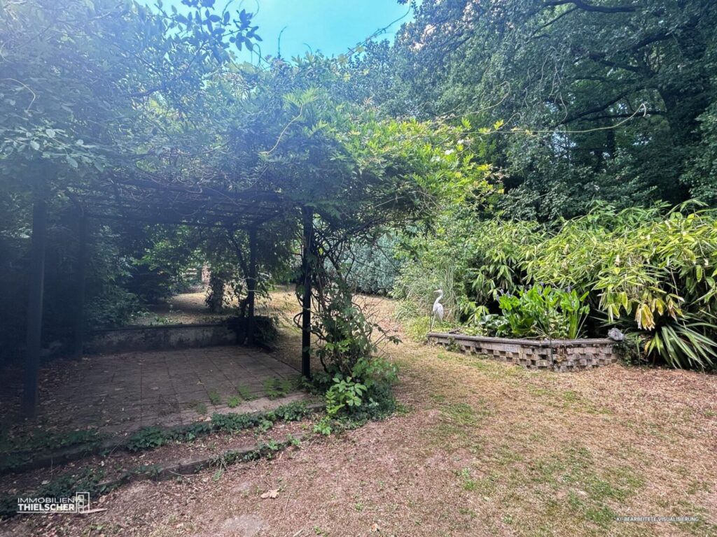 45 Garten mit Pergola und Teich