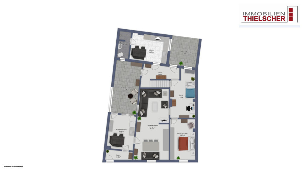 95 Grundriss Vorderhaus EG