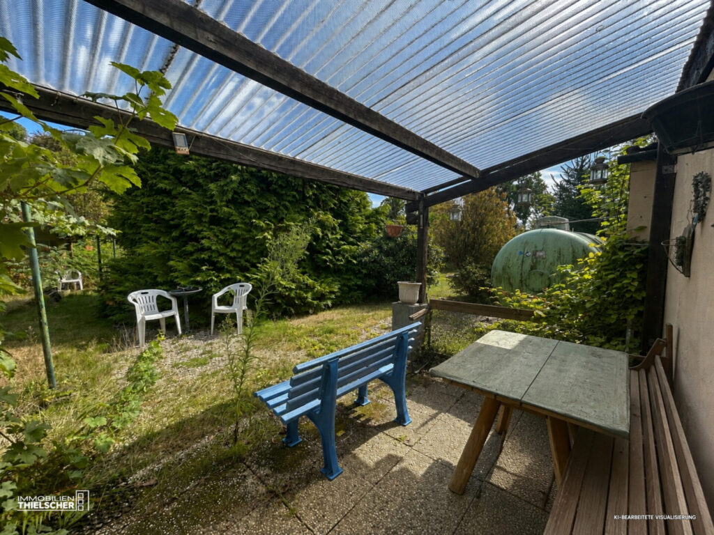 29 Überdachte Terrasse